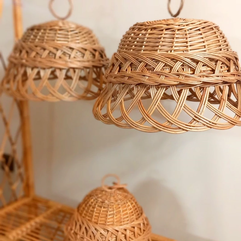 لوستر حصیری مروار بافی ترند لبه دالبری (پس کرایه)