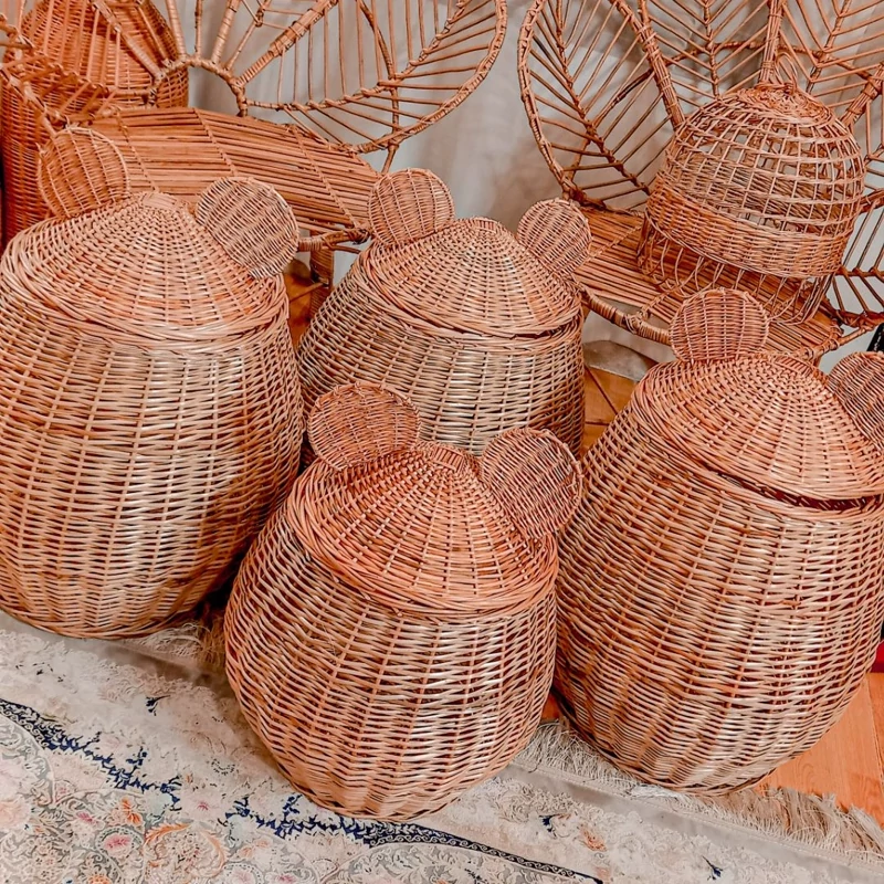 باکس تدی حصیری سیسمونی اتاق کودک (پس کرایه)