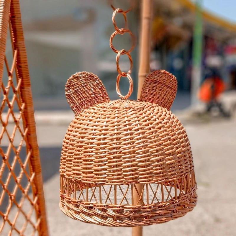 لوستر حصیری  تدی مروار بافی  ترند پینترستی (پس کرایه)