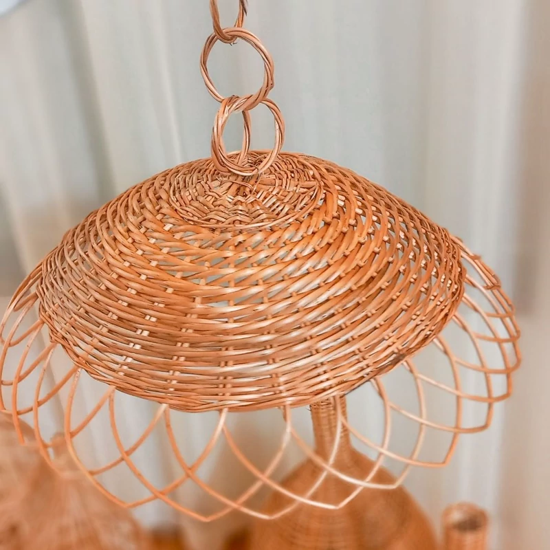 لوستر مروار بافی حصیری  ترند پینترستی (پس کرایه)